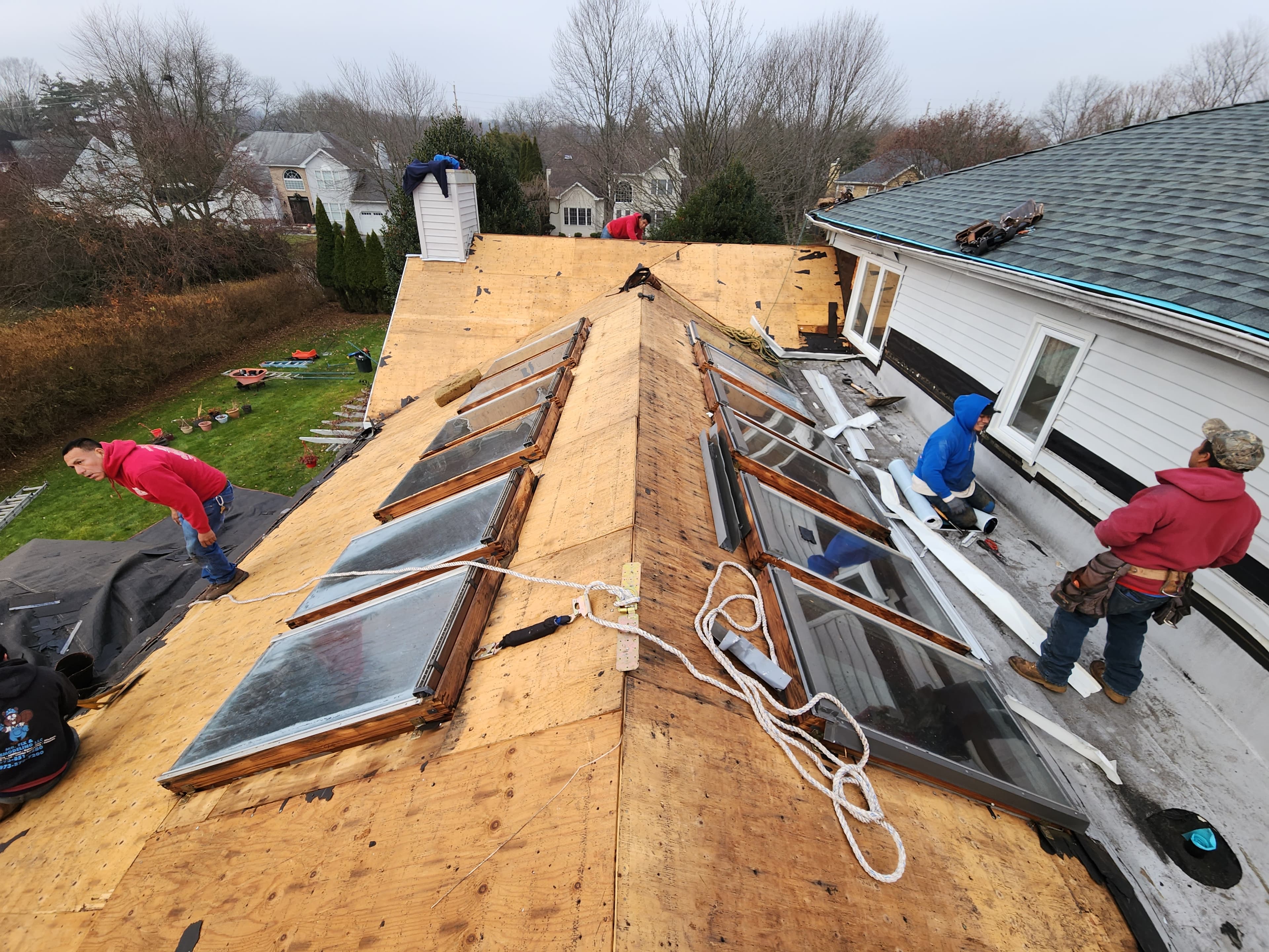 Skylight Installation example