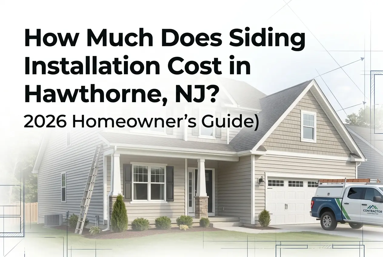 How Much Does Siding Installation Cost in Hawthorne, NJ? (2026 Homeowner’s Guide)